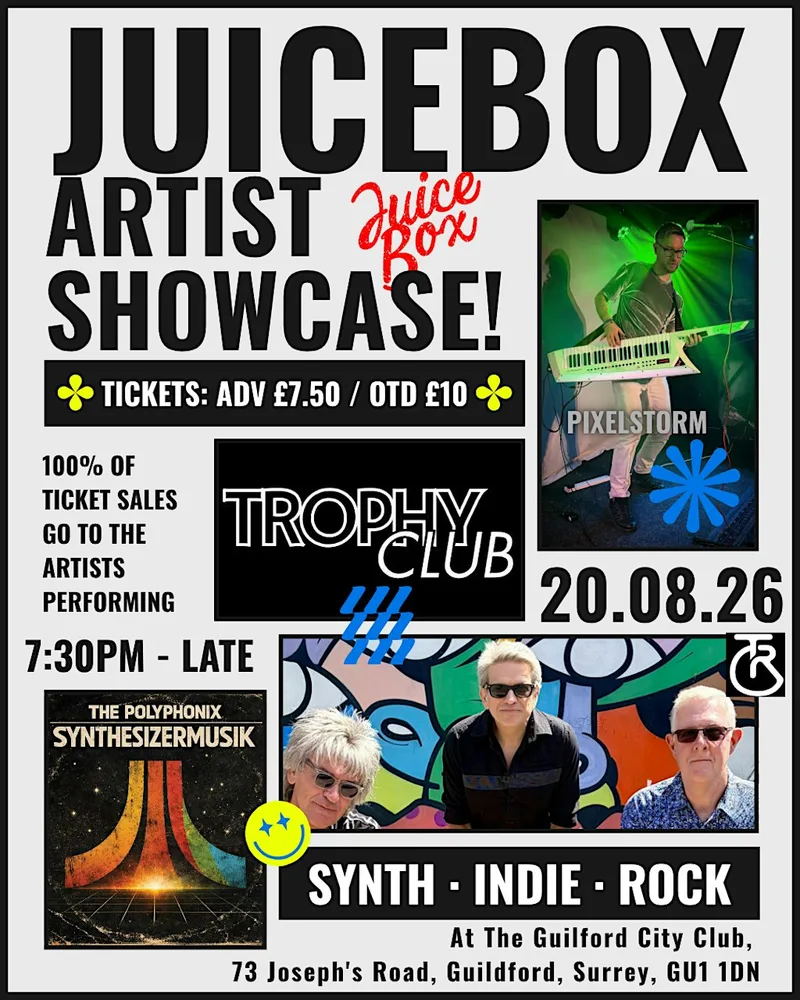 Juicebox Artist Showcase - SYNTH . INDIE . ROCK