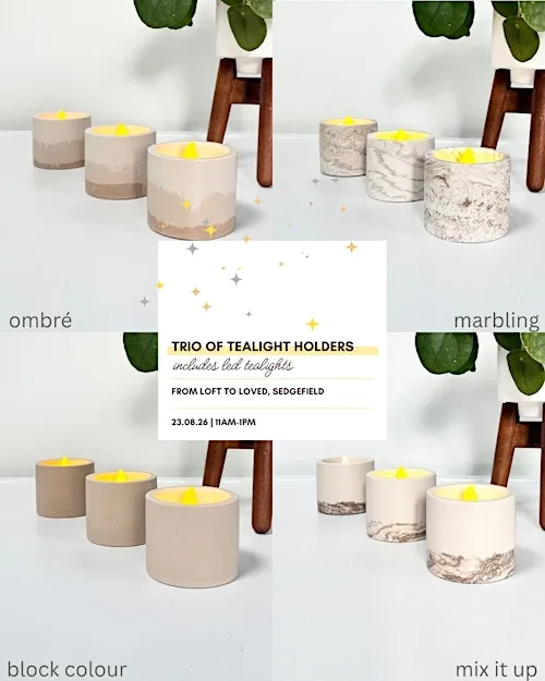 Trio of Tealight Holders