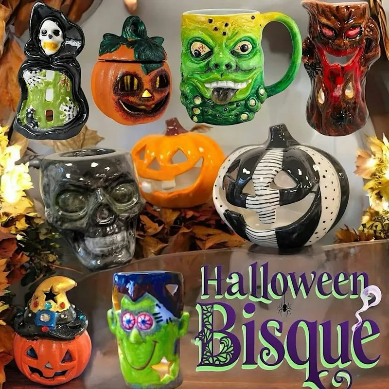 Halloween Pottery Painting