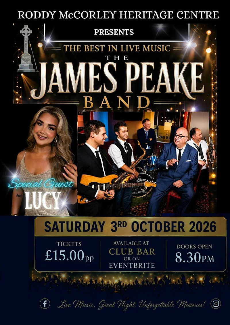 The James Peake Band - Roddy McCorley Heritage Centre