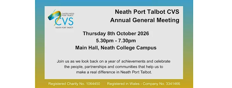 Neath Port Talbot CVS Annual General Meeting 2026
