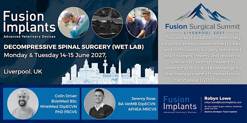 Decompressive Spinal Surgery (2 Days Wet Lab)