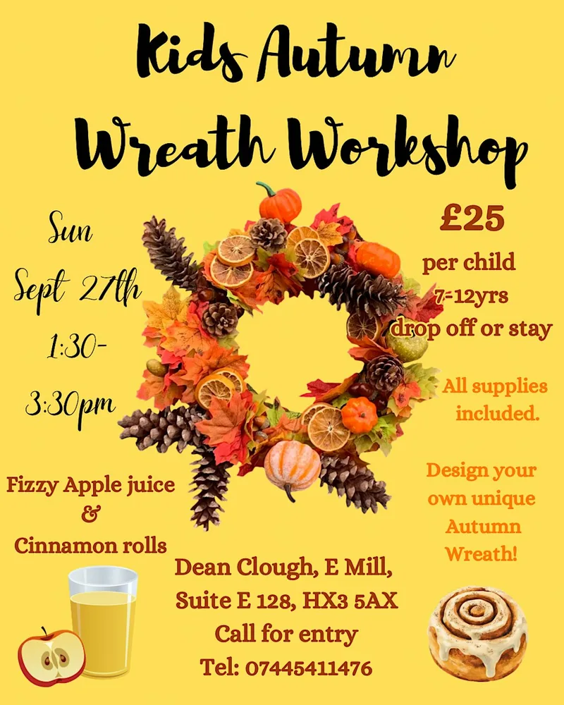 Kids Autumn Wreath Workshop