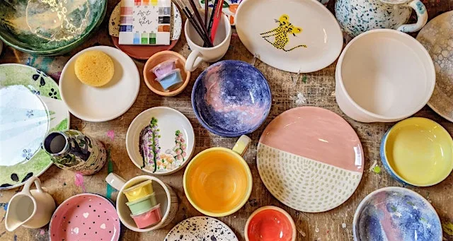 Sip & Paint your pottery