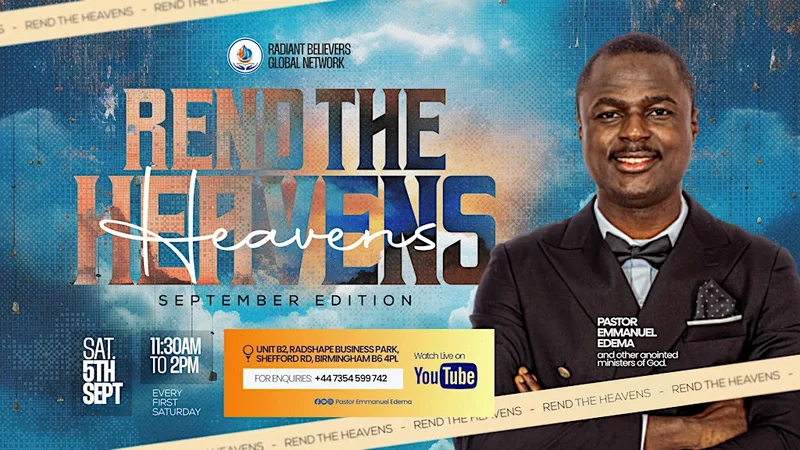 Birmingham Revival Meeting - Rend The Heavens (SEPTEMBER EDITION)