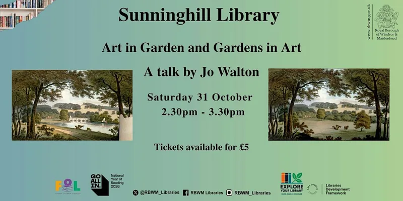 Art in Garden and Gardens in Art - A talk by Jo Walton