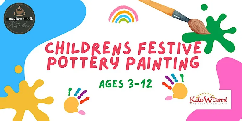 Kids Festive Pottery Painting