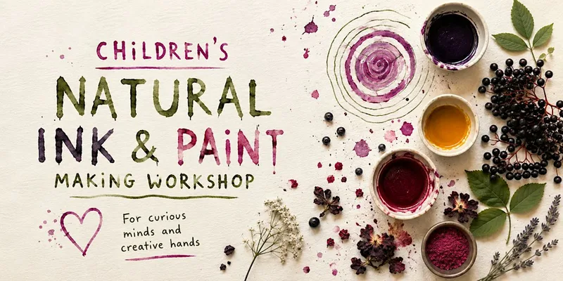 Kid's Natural Ink & Paint Making Workshop