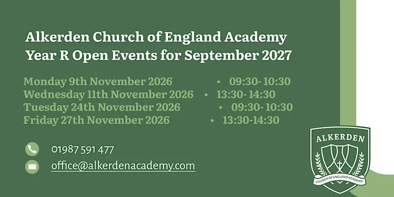 Year R Open Days – Alkerden Church of England Academy