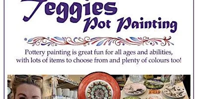 POTTERY PAINTING AT THE VILLAGE SHOP, UPPER DICKER