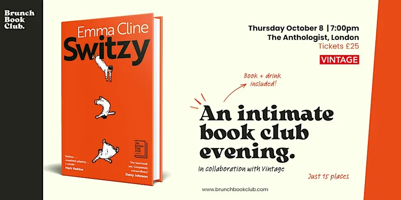 Brunch Book Club After Hours: Switzy by Emma Cline × Vintage