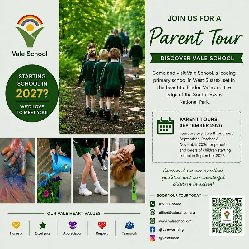 School Tours for Children starting school in September 2027