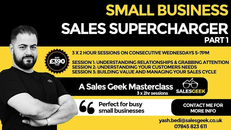 Sales Geek Small Business Sales Supercharger - Part 1