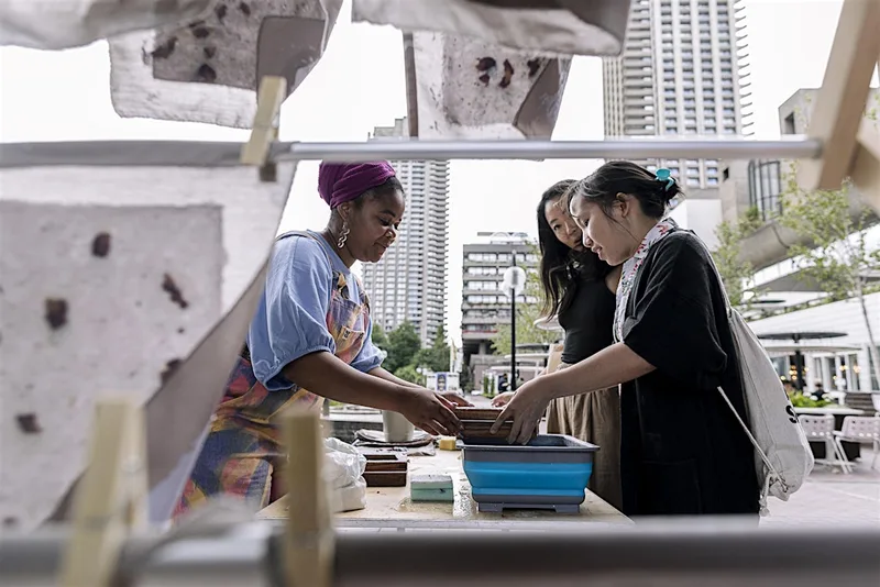 Tetra Pak Printing Workshop w/ Generous Waste | Rooted Through Realms