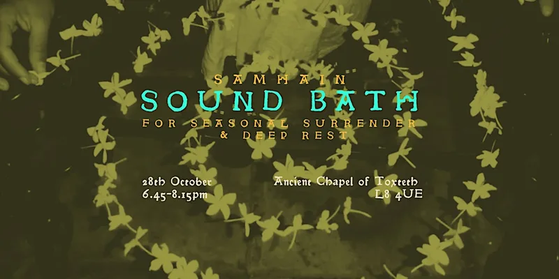 Samhain Sound Bath: for Seasonal Surrender + Deep Rest