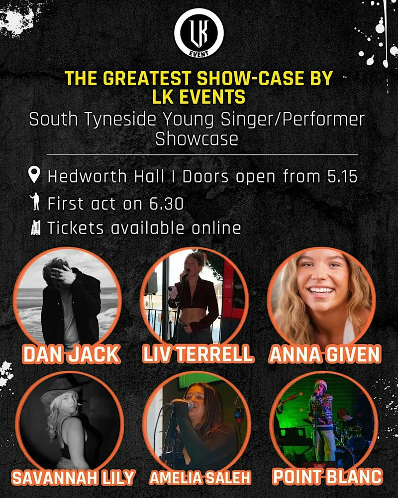 LK Events - The Greatest Show-Case. South Tyneside Young Performers Event