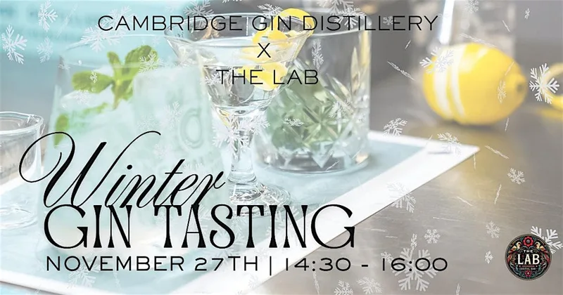 Cambridge Gin Tasting Experience - Festive Edition