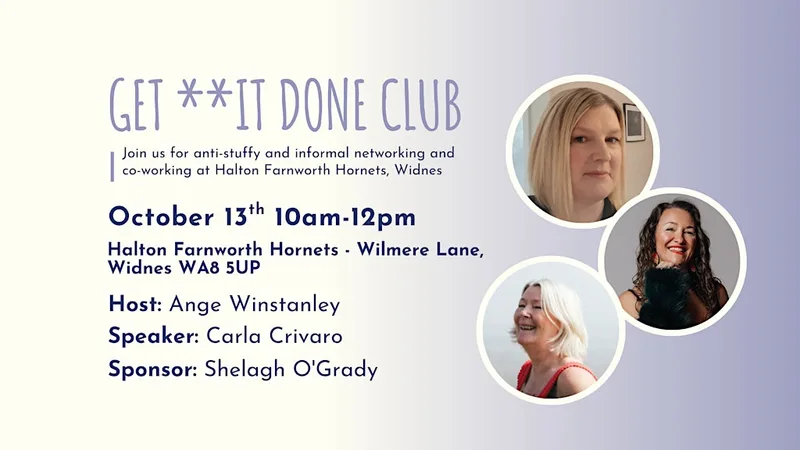 GET **IT DONE CLUB Widnes - October