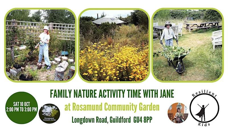 Family Nature Time with Jane at Guildford Community Garden, GU4 8PP