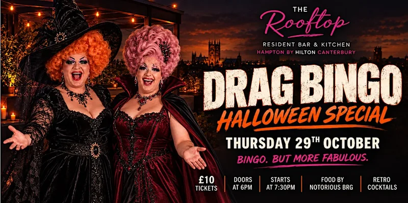 Notorious BRG Presents Halloween DRAG BINGO @ The Rooftop