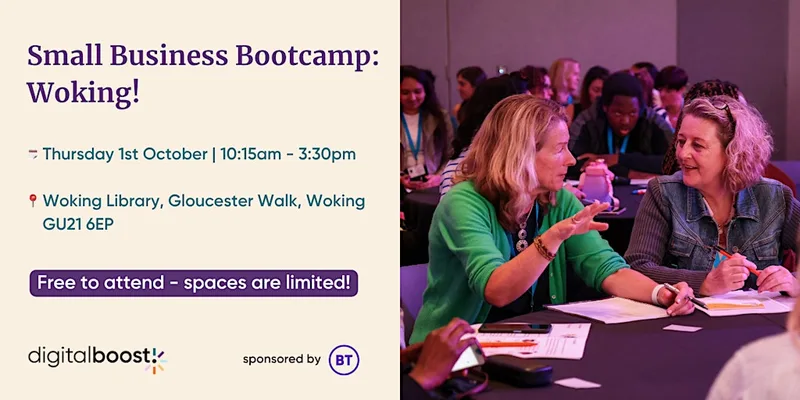 Woking Free Small Business Bootcamp - October 2026