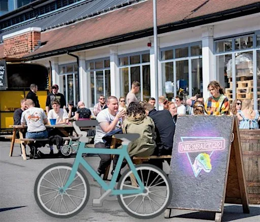 Evening Social Ride - Neon Raptor Tap