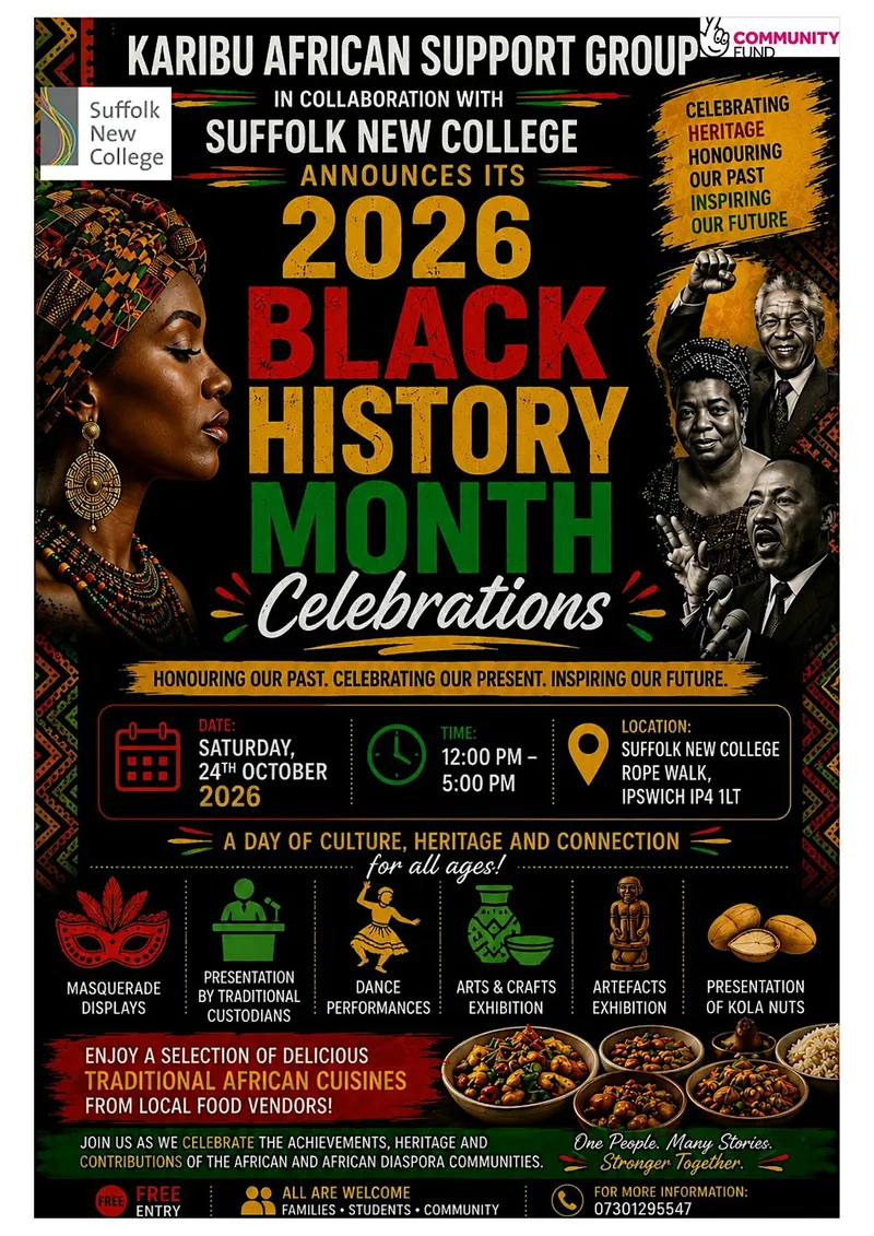 Karibu African Support Group Black History Month Celebration 2026