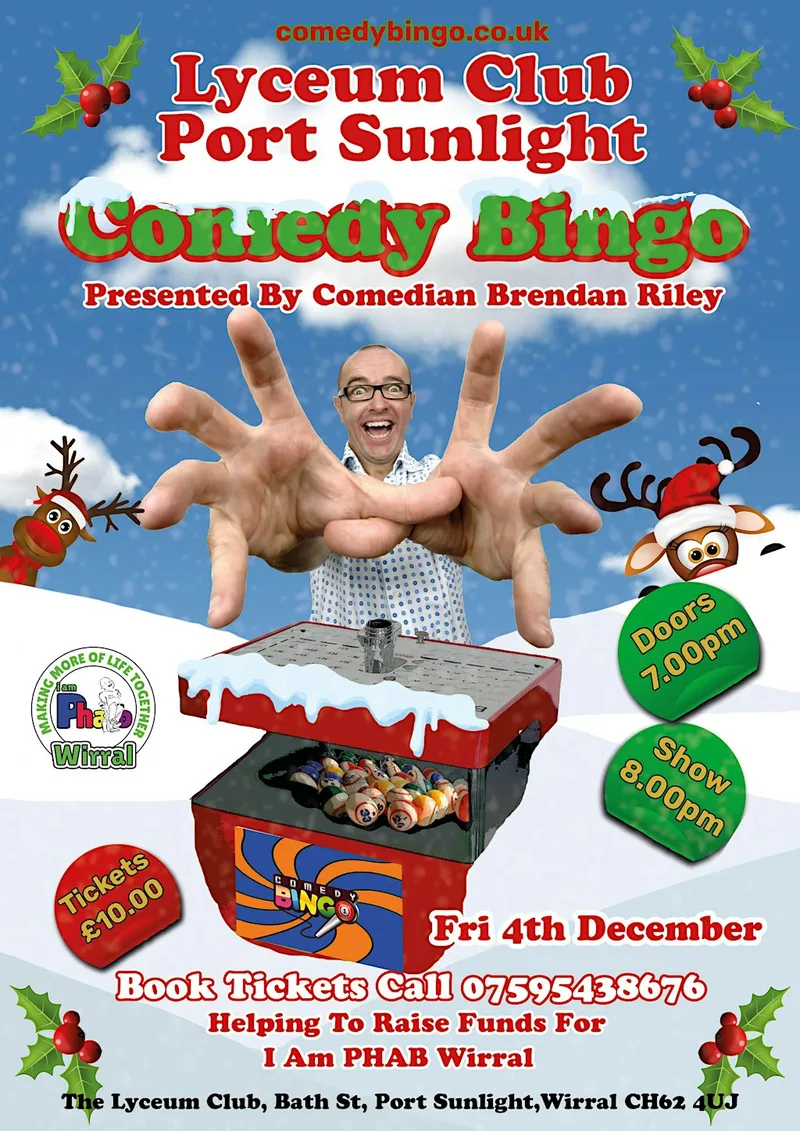 Christmas Comedy Bingo