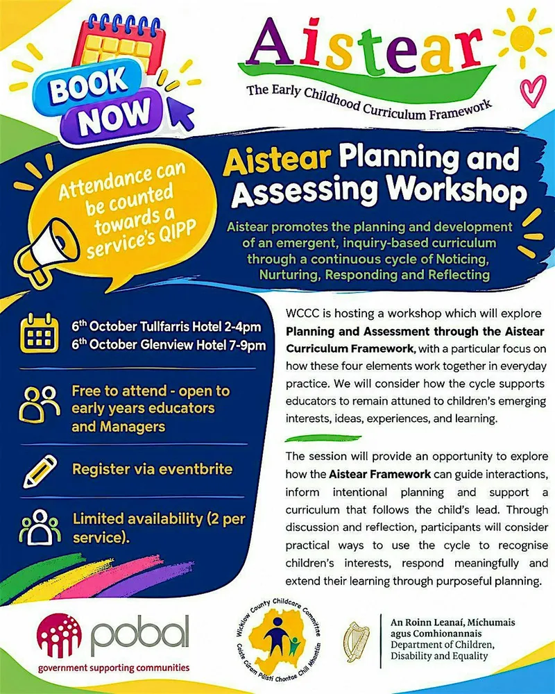 Aistear Planning and Assessing Workshop