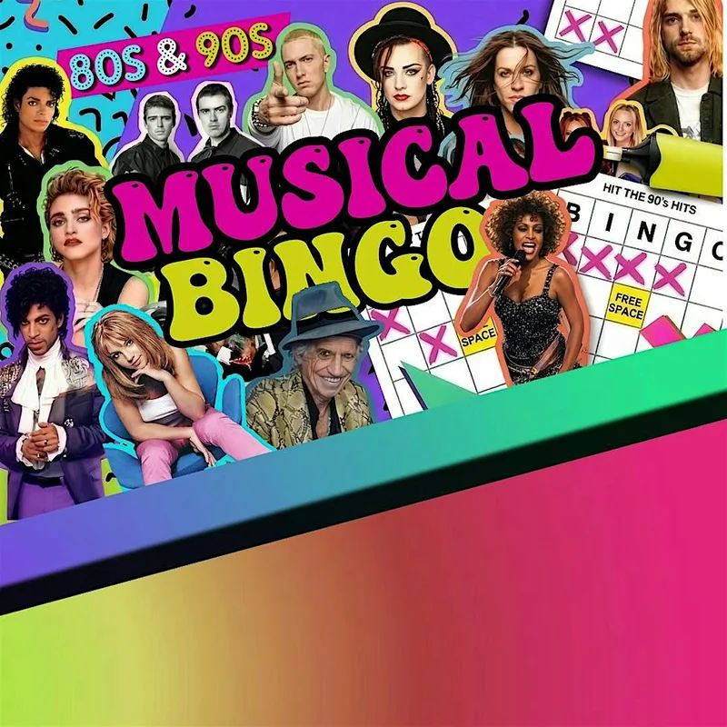 80s 90s 00s Bingo Night With Drag Host / DJ 23rd Jan Belstead Brook Ips