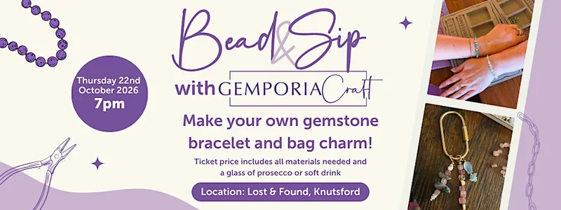 Bead & Sip with Gemporia Craft