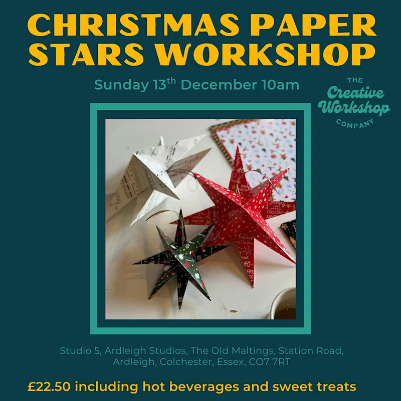 Christmas Paper Stars Workshop