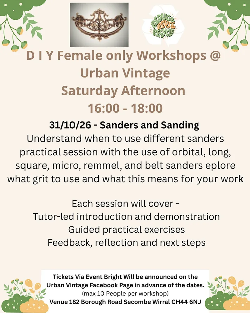 Sanders and sanding - 31.10.26 - Female only