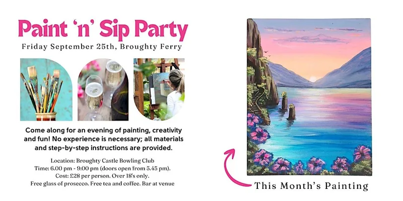 Paint & Sip Party – Broughty Ferry
