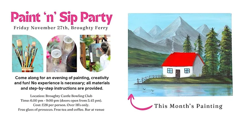 Paint & Sip Party – Broughty Ferry