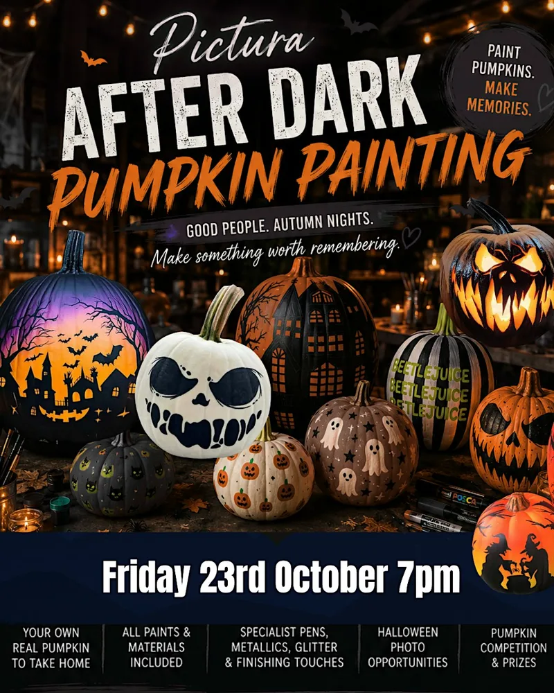 Pictura After Dark: Pumpkin Painting
