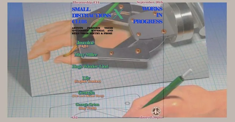 Works In Progress x Small Distractions Club: Unfinished materials