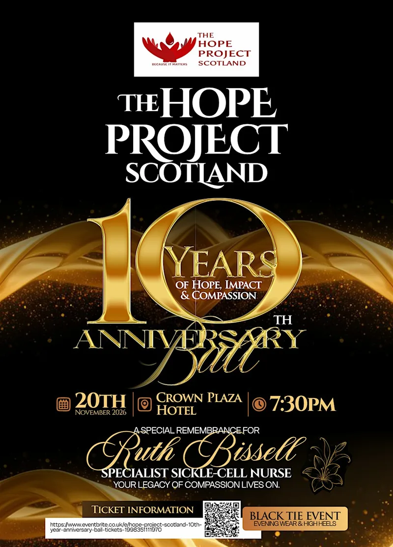 Hope Project Scotland 10th Year Anniversary Ball