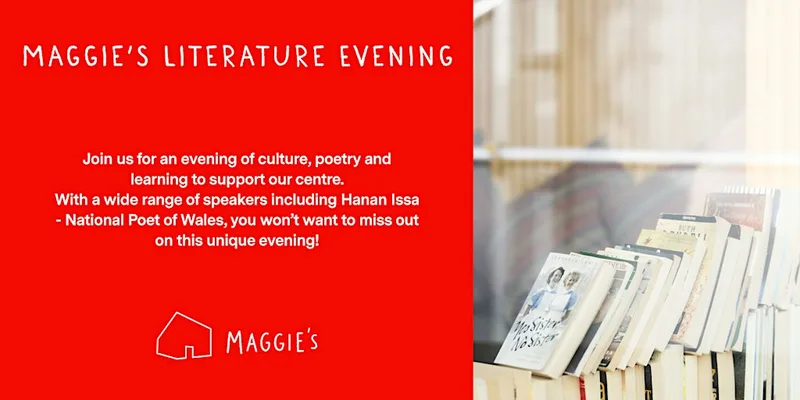 Maggie's in Cardiff Literature Evening November 2026