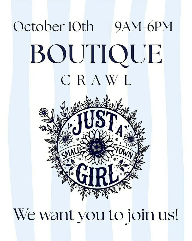 Small Town Boutique Crawl “Fall Edition”