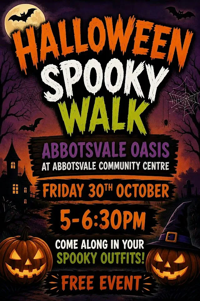 Spooky sensory walk