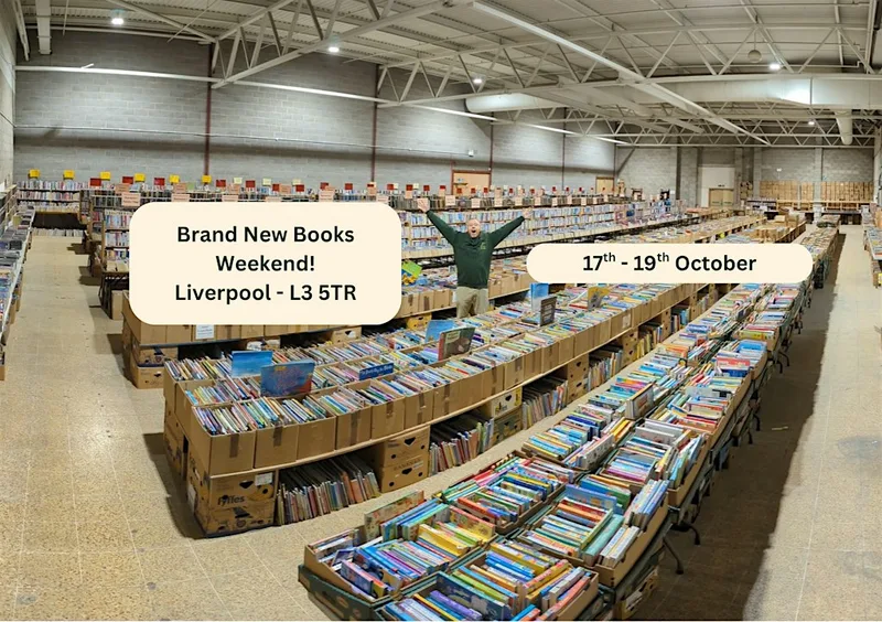 BRAND NEW BOOKS FOR £5 WEEKEND - Liverpool | UK Bookfest