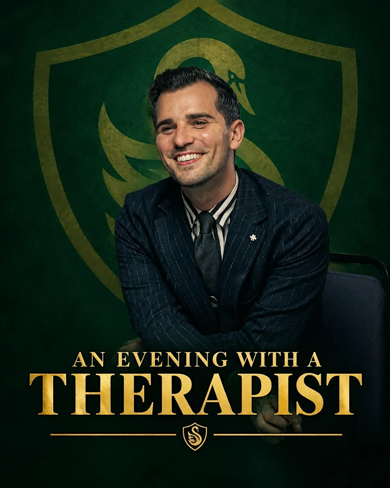 An evening with a therapist.