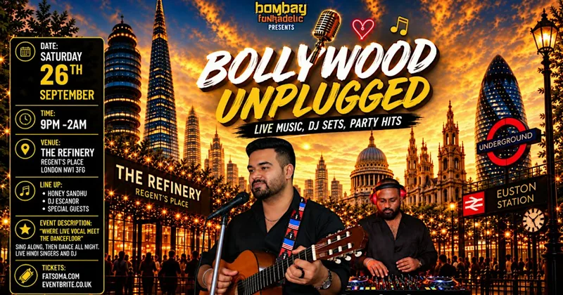 Bollywood Unplugged - Live Singers and DJ Party
