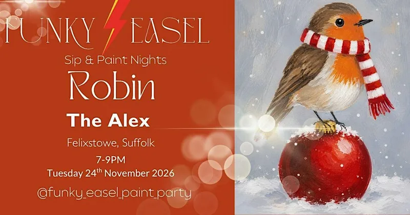 The Funky Easel Sip & Paint: The Alex in Felixstowe, Suffolk