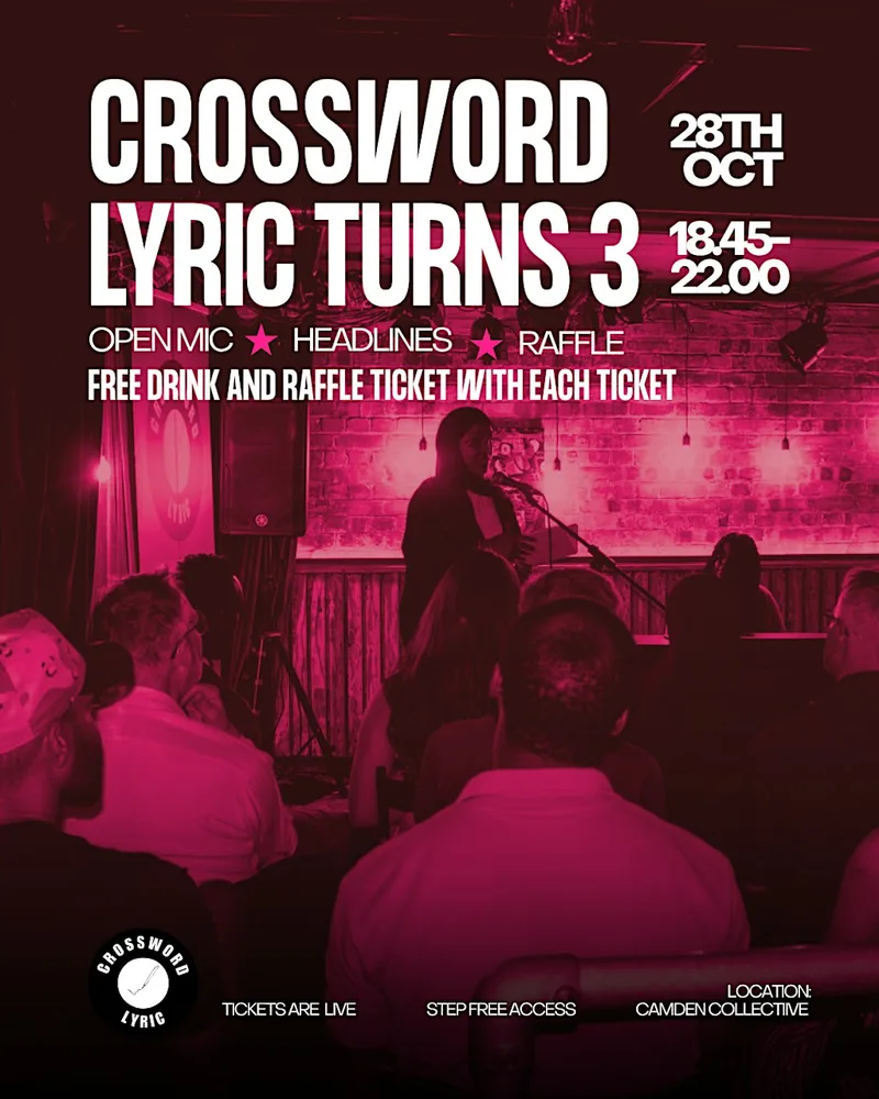 Crossword Lyric Turns 3