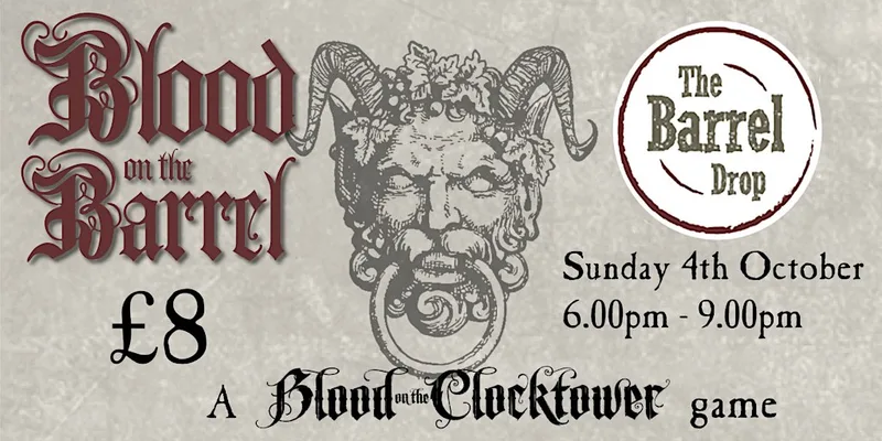 Blood on the Barrel | A Blood on the Clocktower Game | The Barrel Drop