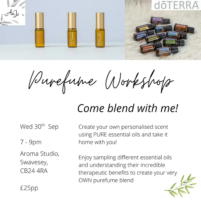 PUREfume Workshop... powered by essential oils