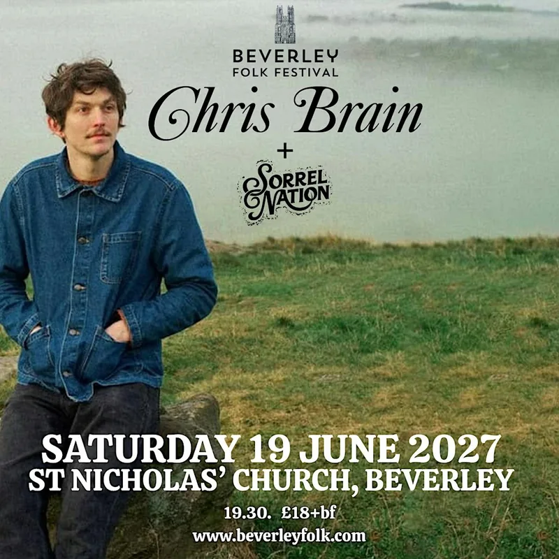 Beverley Folk Festival 2027 presents Chris Brain