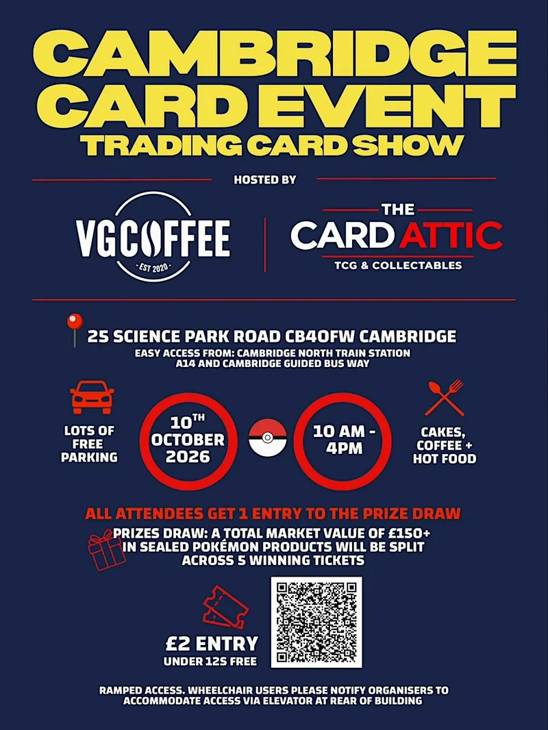 Cambridge Card Event at VGCoffee